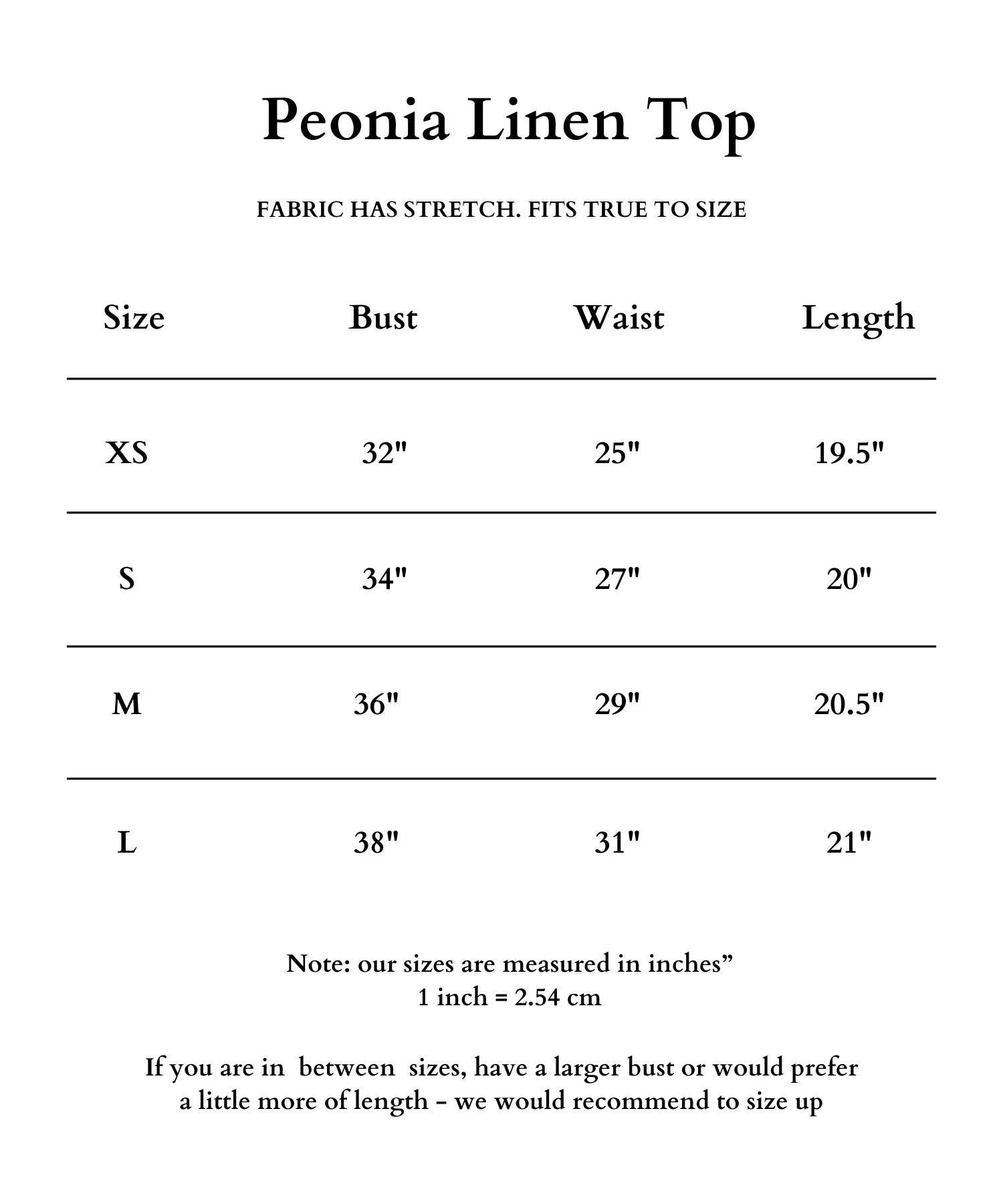 Peonia Linen Top