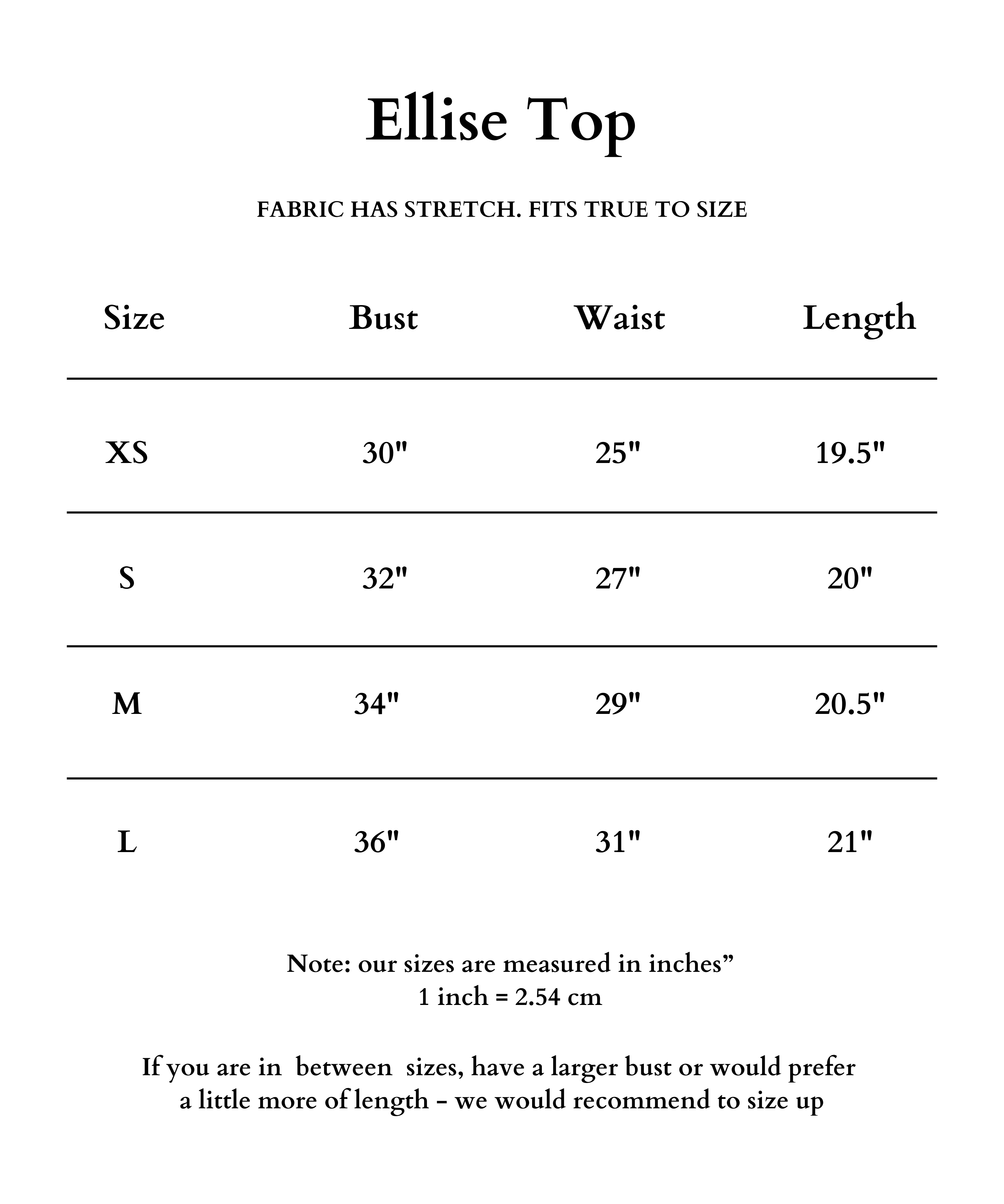 Ellise Top (clearance)