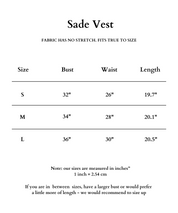 Sade Linen Vest (clearance)