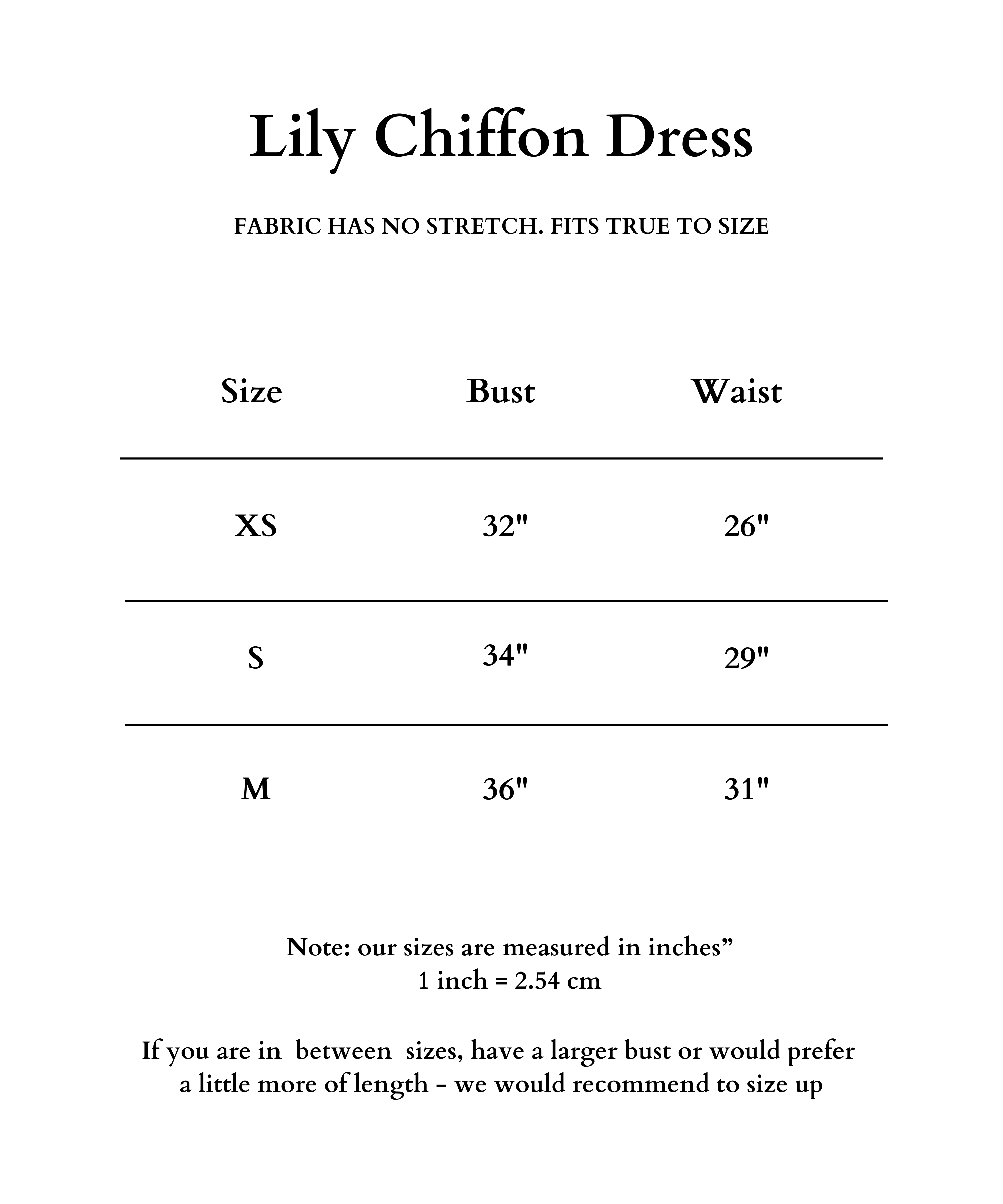 Lily Chiffon Dress