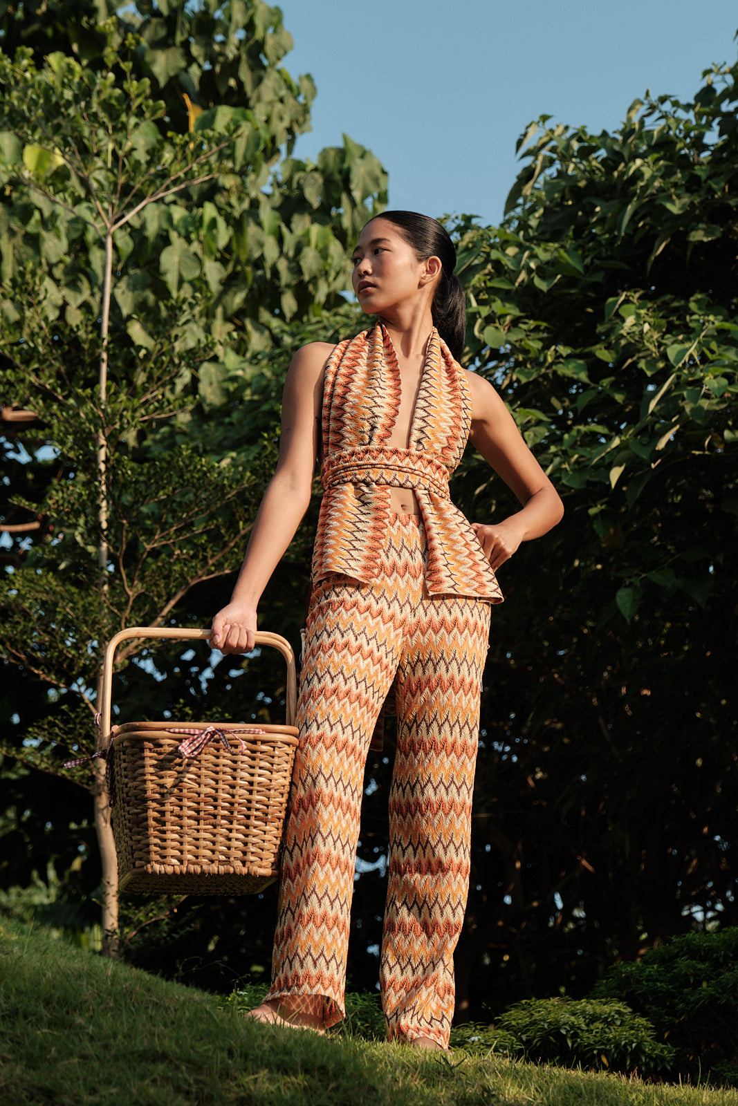 Roscoe Clementine Knit Top