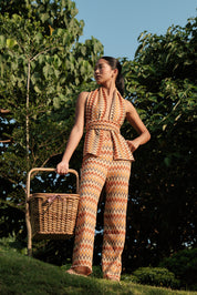 Roscoe Clementine Knit Top