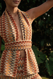 Roscoe Clementine Knit Top