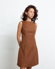 Vivienne Dress Cocoa (clearance)