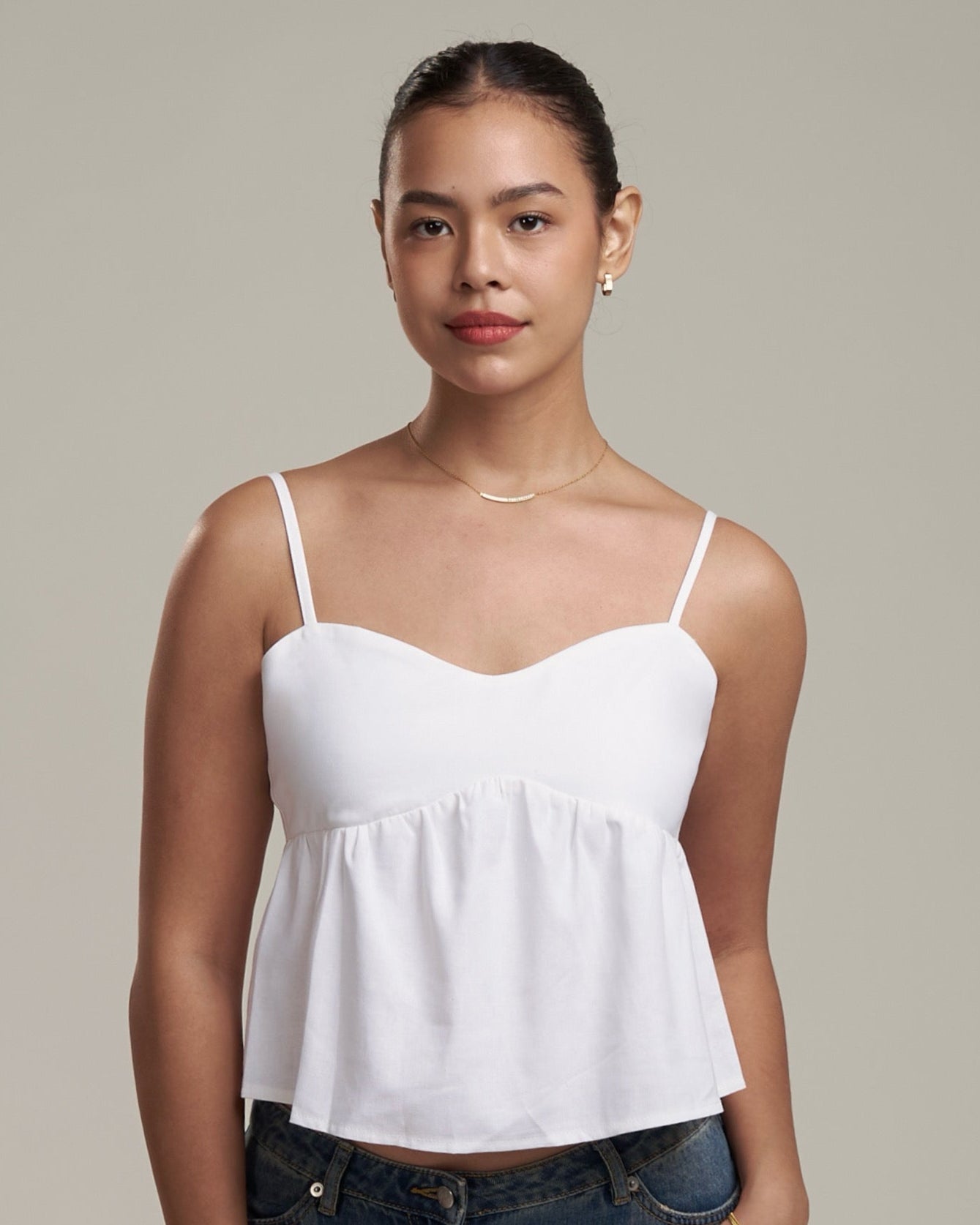 Peonia Linen Top