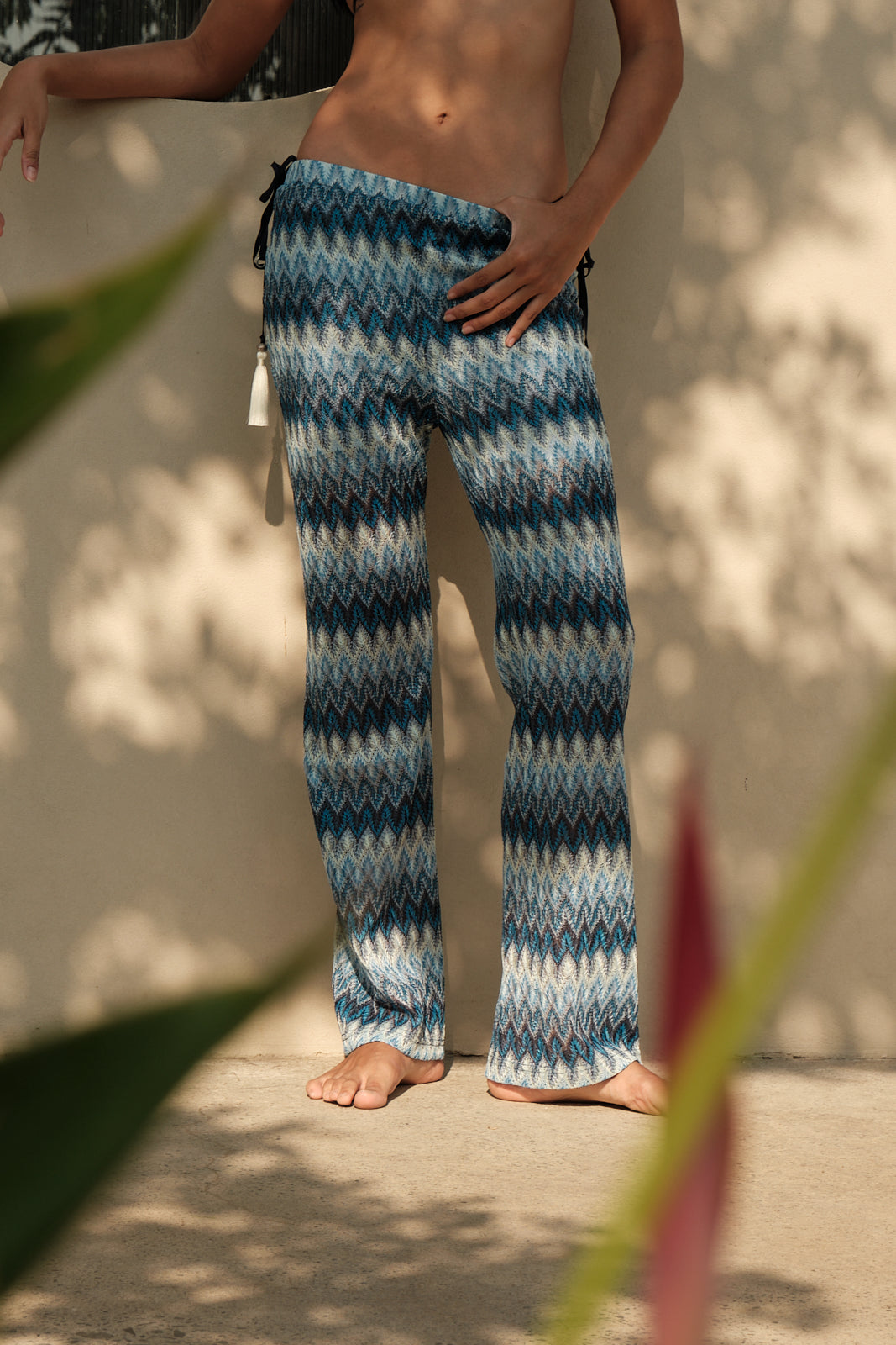 Roscoe Azure Knit Pants
