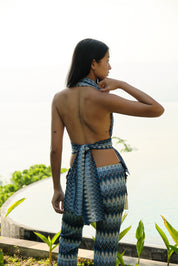 Roscoe Azure Knit Top