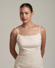 Tabitha Linen Dress Flax