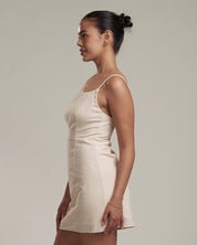 Tabitha Linen Dress Flax