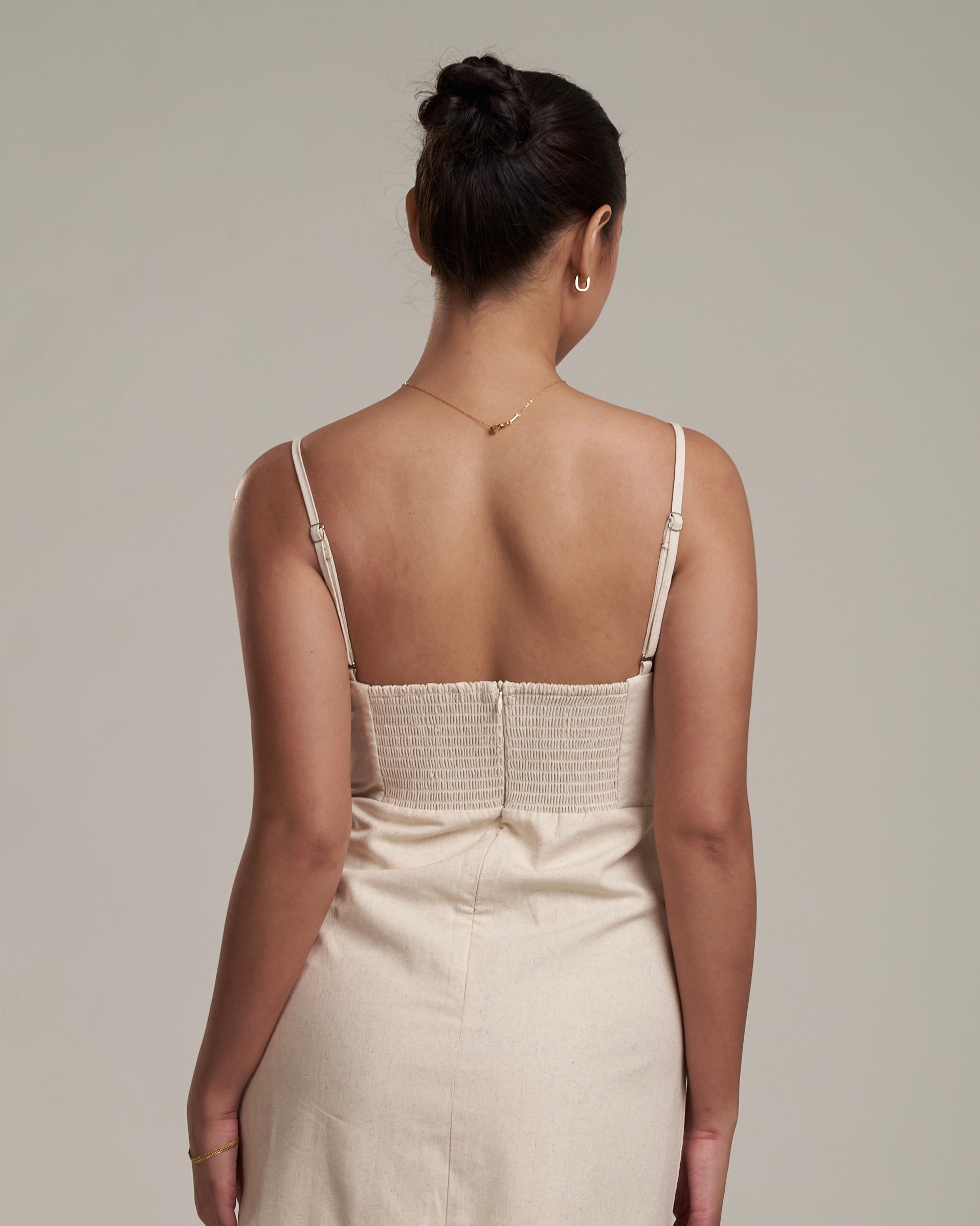 Tabitha Linen Dress Flax