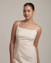 Tabitha Linen Dress Flax
