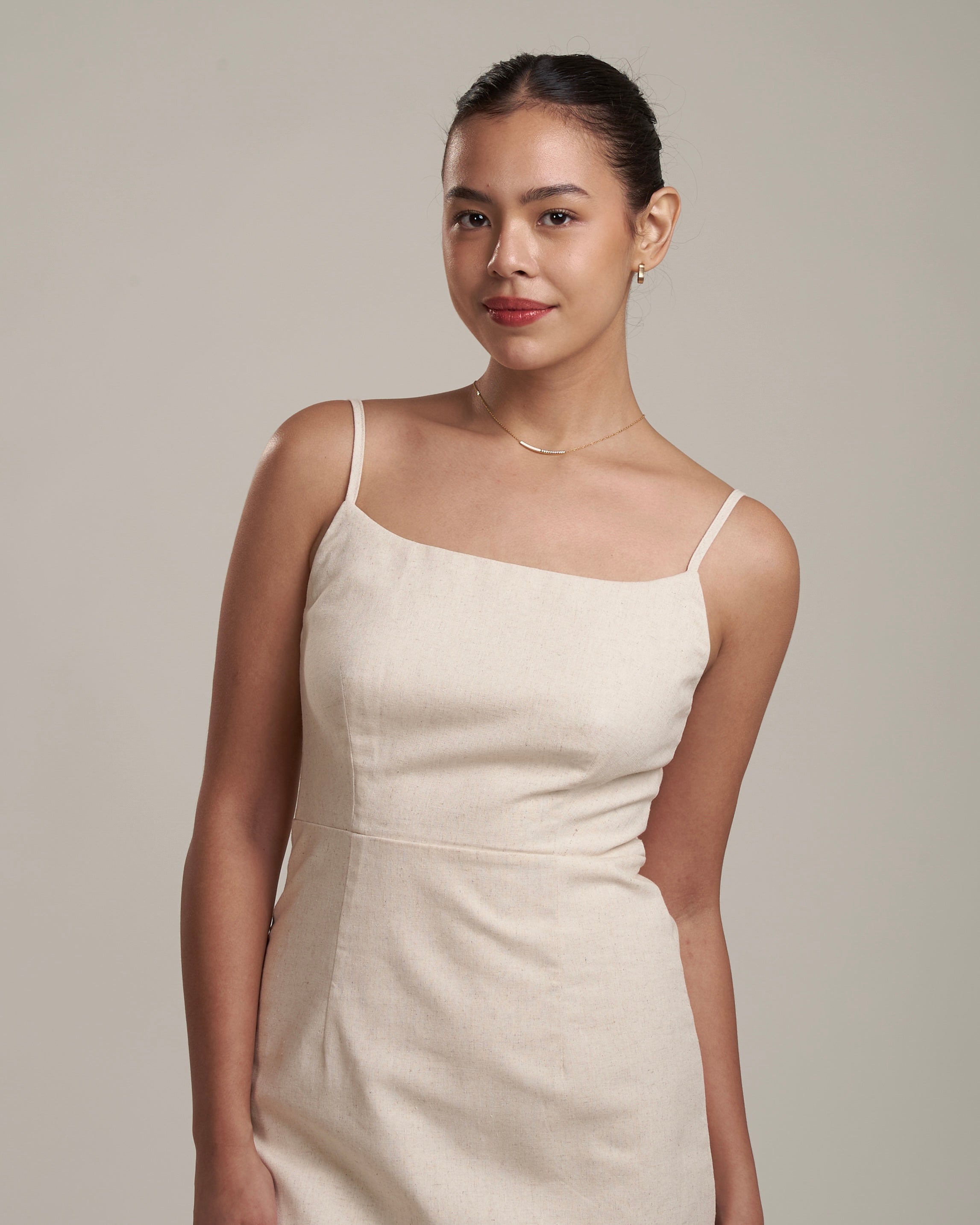 Tabitha Linen Dress Flax