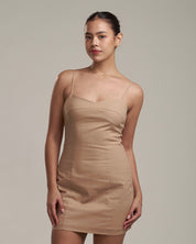 Alaria Linen Dress Sand