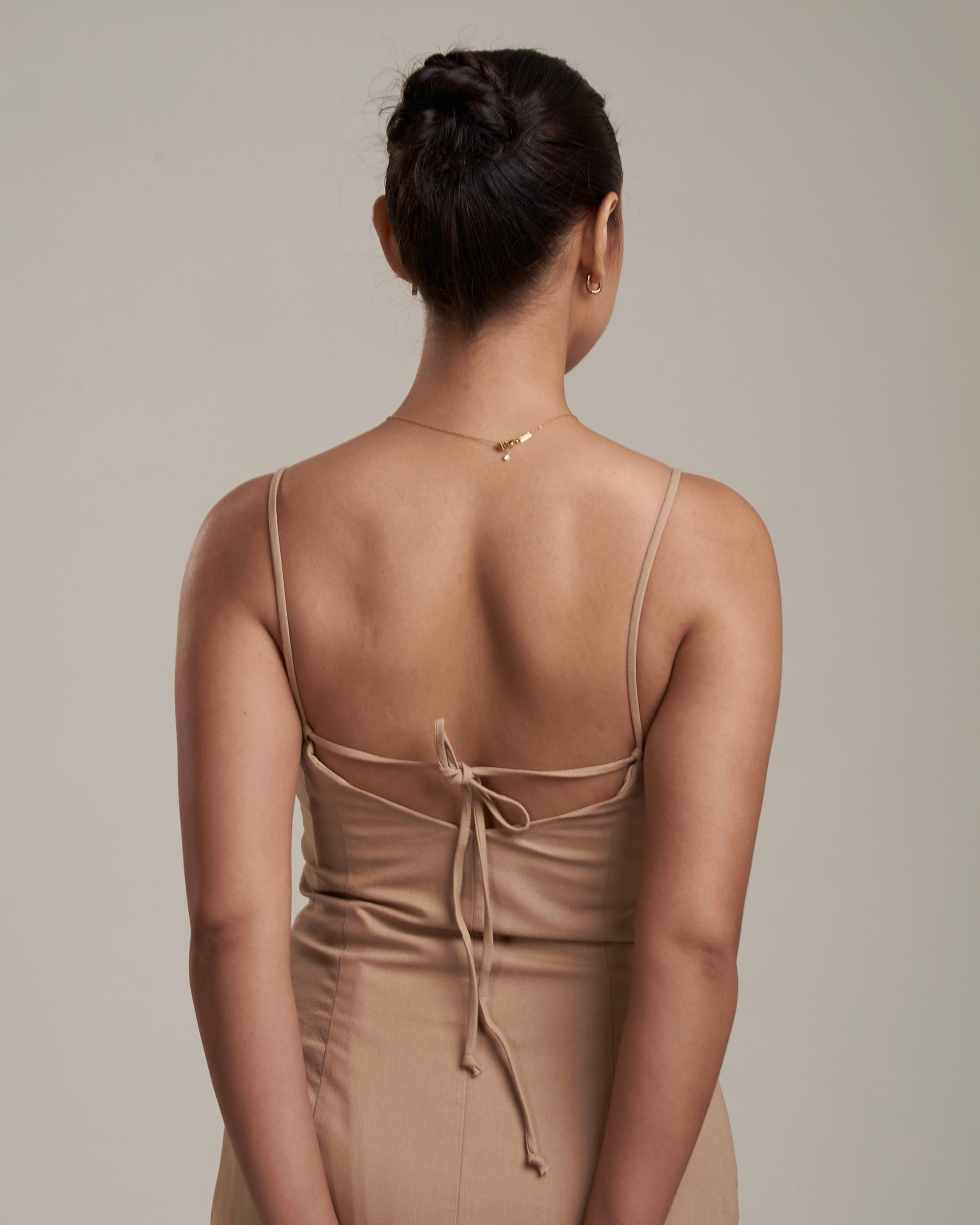 Alaria Linen Dress Sand