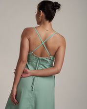 Solana Linen Dress Sea Foam