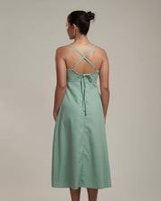 Solana Linen Dress Sea Foam
