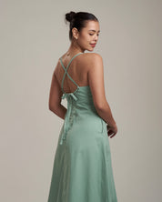 Solana Linen Dress Sea Foam